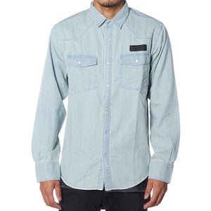Image of WESTERN SHIRT | BLUE DENIM 