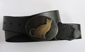 Image of Brass Cat Buckle