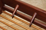 Image of Stunning large vintage Danish teak & beech wood coat rack circa 1950/60s
