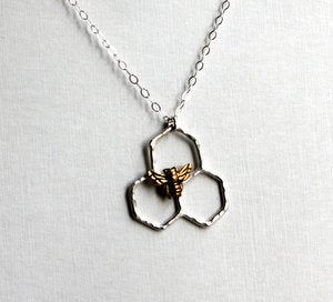 Image of Mini Honeycomb Necklace