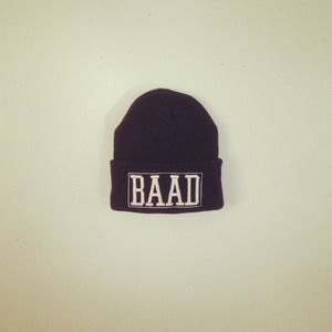 Image of BAAD beanie (Navy Blue) X Chloe Riley Collab. 