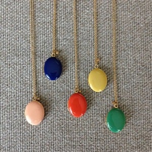 Image of Enamel Lockets