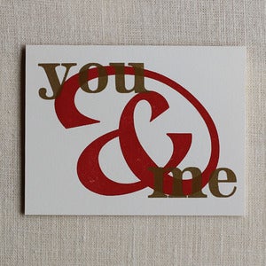 Image of Valentine's Card – You & Me