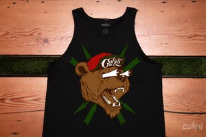 Image of Bear Fink Tank - Black