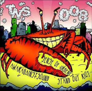 Image of TNS 008 Split CD. A WarAgainstSound, Stand Out Riot & Sense Of Urgency.