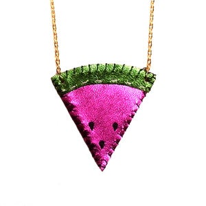 Image of Juicy Watermelon Necklace