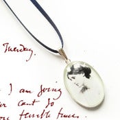 Image of Virginia Woolf Ribbon Necklace
