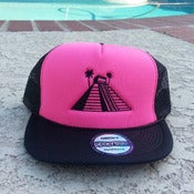 Image of Girls' Cancun Life Trucker Hat (Hat Pink)