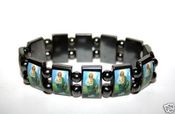 Image of Bella's St Jude Hematite Bracelet