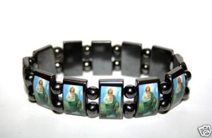 Image of Bella's St Jude Hematite Bracelet