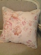 Image of Vintage Shabby Roses and Leopard 26" Pillow Cover