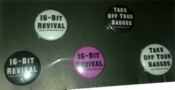 Image of 16-bit Revival 1" Button Badges 5 Pack
