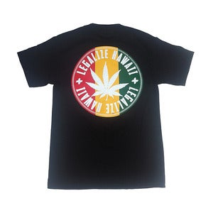 Image of IN4MATION - LEGALIZE HAWAII TEE (BLK) 