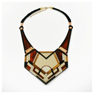 Image of Crest Necklace - Gold