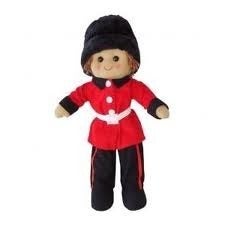 Image of Mini Soldier Rag Doll by Powell Craft