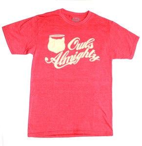 Image of Original Script in Heather Red/Crème