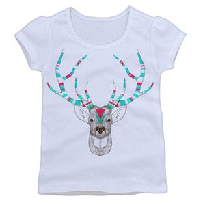 Image of Fancy Antlers Puff Sleeve