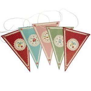 Image of Vintage Doily Bunting