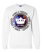 Image of GALAXY ANNIVERSARY CREWNECK SWEATSHIRT