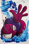 Image of Limited Edition "Splashing Grape" Screen Print