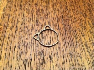 Image of 14k Gold Fill Kitten Ring