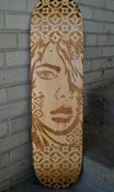 Image of PaperMonster "He's Here" Laser Skate Deck (1 Available)