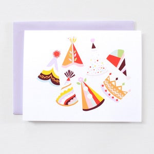 Image of Party Hats - Single Card