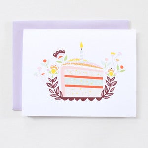 Image of Birthday Cake - Single Card