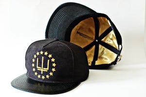 Image of 'Midas' Gold Label 5 Panel Strapback - Preorder