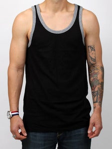 Image of AVENUE TANK TOP (Black/Grey)