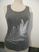 Image of women's peacock feather eco tank