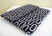 Image of Brown and Cream Modern Ovals 15 inch Laptop Sleeve, Case