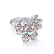 Image of Crystal Butterfly Ring