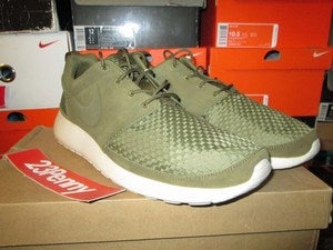 Image of Roshe Run Woven "Squadron Green/Birch"