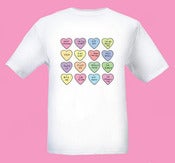 Image of mean hearts tshirt