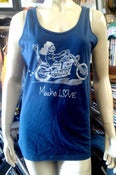 Image of Mucho Love rider navy blue tank top 