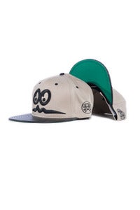 Image of Skwiggly Snapback in Khaki
