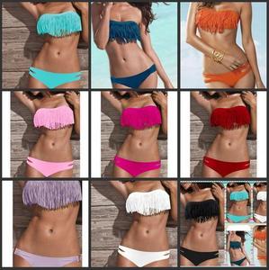 Image of FRISKAY 2PC FRINGE SWIMWEAR