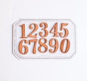 Image of Laser Cut Wood Number Magnets