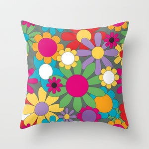 Image of Cushion Cover - Spring Bouquet
