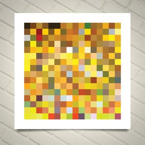 Image of Series 256 — Based on the colors from Gustav Klimt's The Kiss