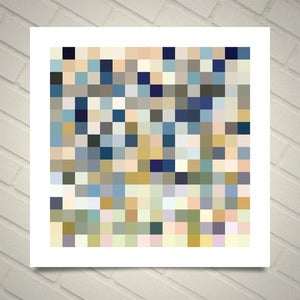 Image of Series 256 — Based on the colors from Hokusai's The Great Wave off Kanagawa