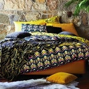 Image of Kip & Co Feathers Green Quilt Cover 