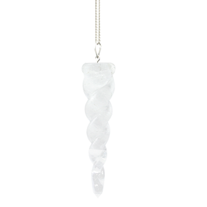 Image of Legend. Crystal Quartz Unicorn Horn Necklace