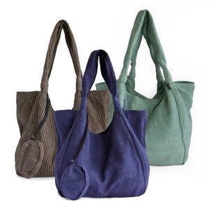 Image of Jogi Shopper in Plain or Striped Cotton