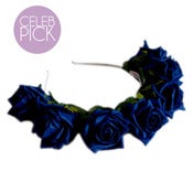 Image of Whole Lotta Rosie Headband - Navy