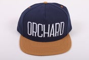 Image of Orchard Snapback Navy/Nutmeg Snapback Hat