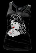 Image of Charm School Racer Back Tank Black
