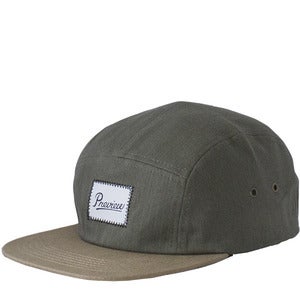 Image of Preview Camp Cap, Hunter Green Herringbone