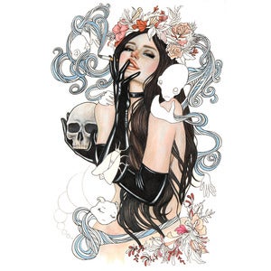 Image of "She Will Burn Out Before You Wake" Print